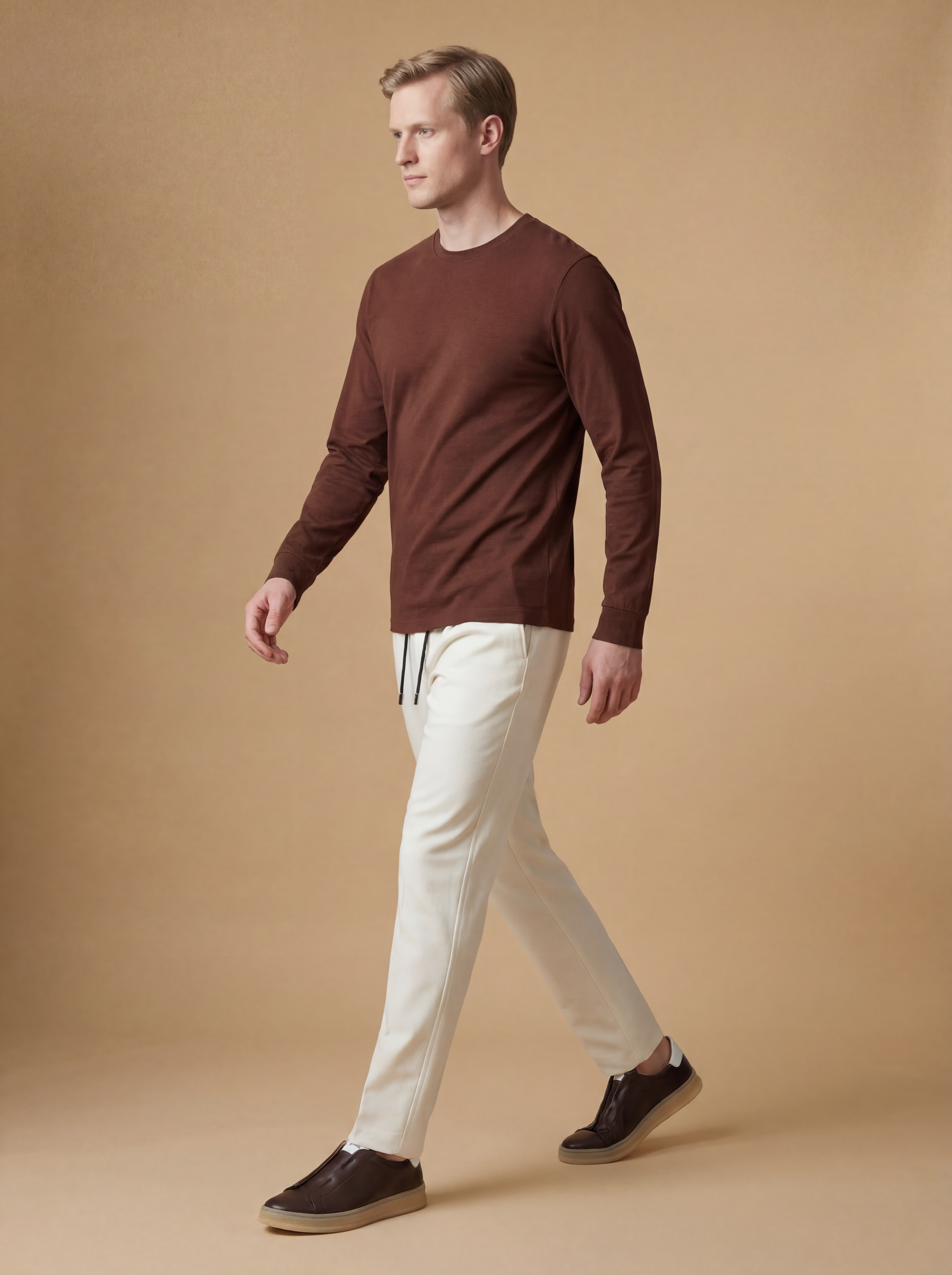Sweater manga larga