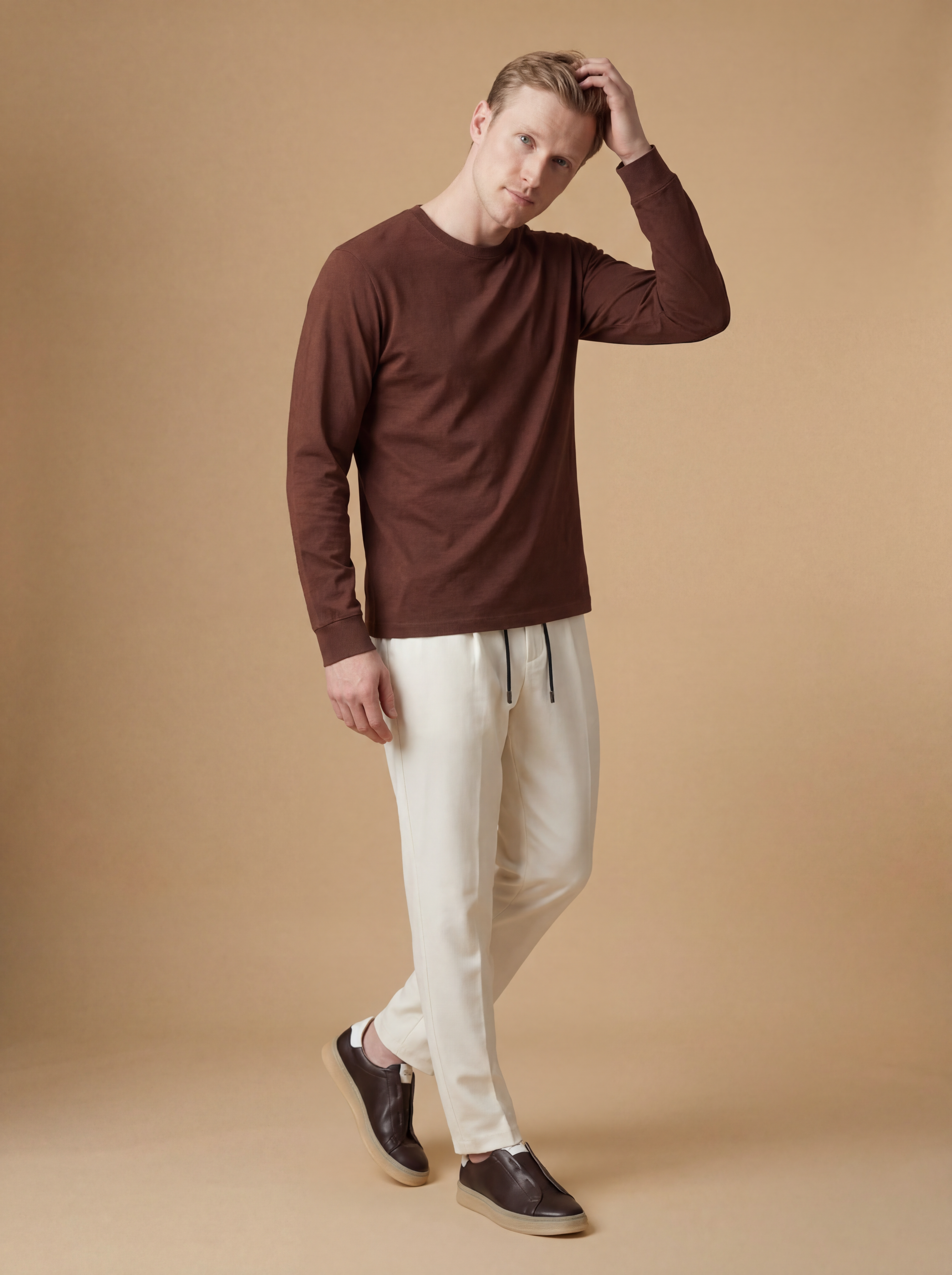 Sweater manga larga