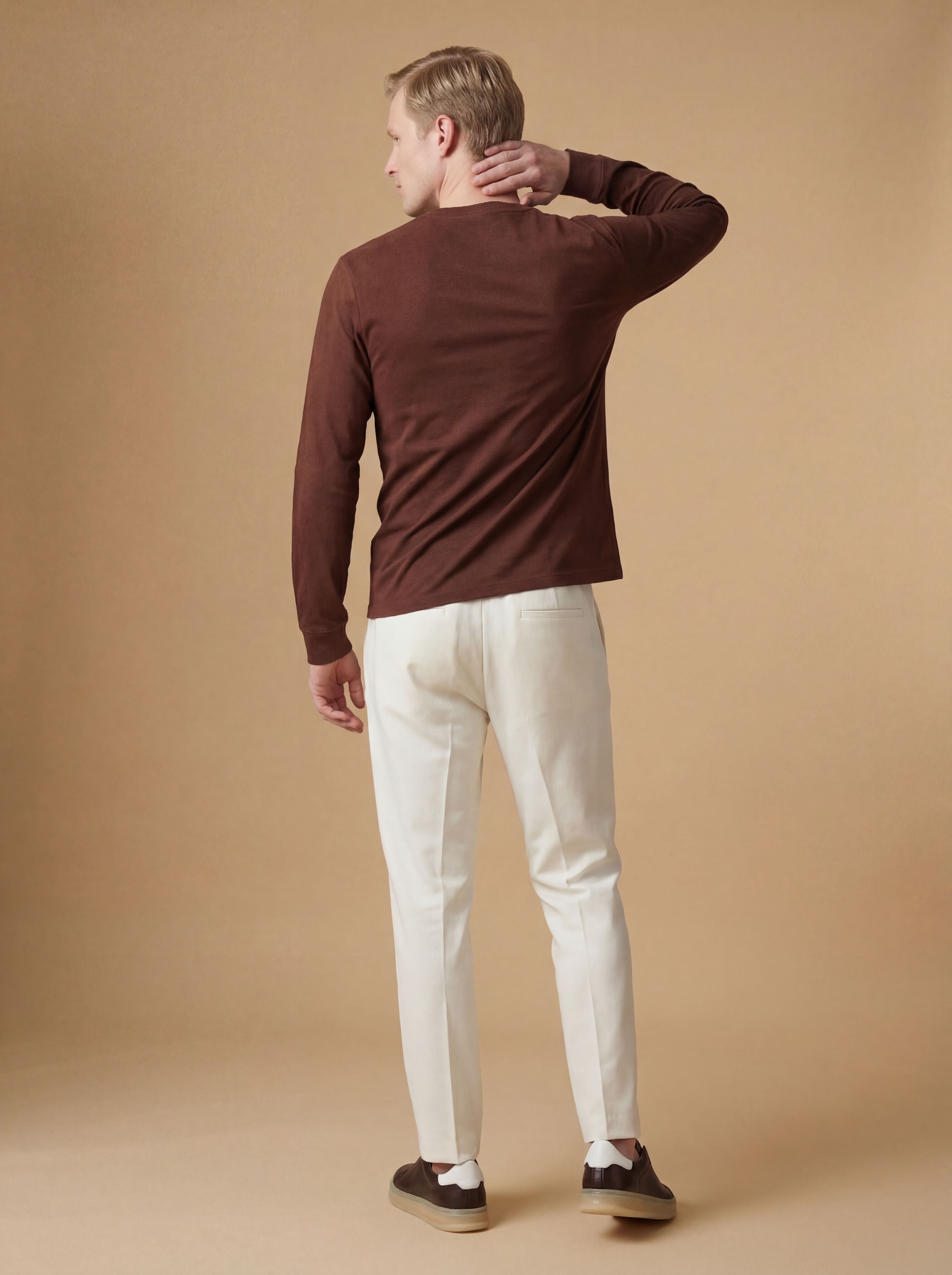 Sweater manga larga